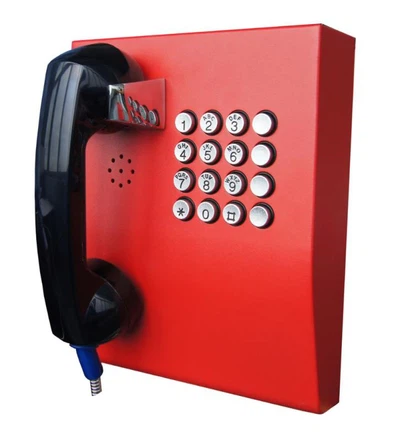 Téléphone extérieur alimenté par POE avec 16 touches JR207-FK-Analogique
