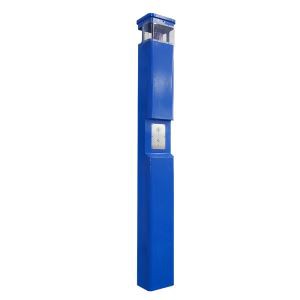 Tour téléphonique anti-vandalisme d'urgence avec lampe bleue LED pour extérieur