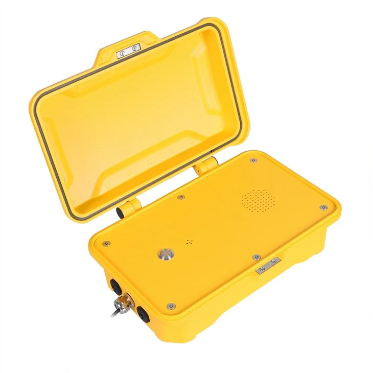 Téléphone SIP/VoIP d'interphone imperméable à l'eau d'exploitation/marine